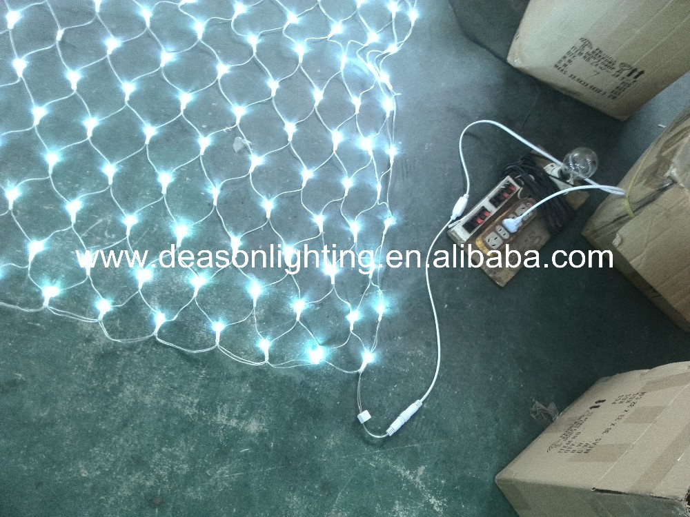 led blanco cálido navidad luces netas(warm white led christmas light net)