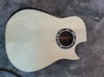 Factory Cutaway 41 Inch KOA Wood Acoustic Electric Guitar Ebony Fingerboard