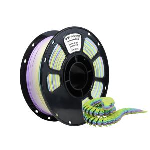 Quality PLA+ Filament 1kg Diameter 1.75mm Matte Macaroon Rainbow 3d Printing Filament wholesale