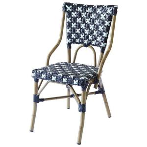Quality Outdoor Restaurant 0.038CBM Rattan Wicker Bistro Dining Chairs wholesale