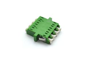 Quality Telecom Network LC Fiber Connector , Quad Single Mode Flange Coupling Adaptor wholesale