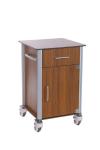 Wood Fiberboard Movable Hospital Bedside Locker