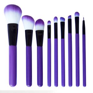 Quality Fashionable Makeup Brush Personalized Dark Wooden Handle Face Eye Makeup Brush wholesale