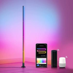 China 16 Million Colors Floor Lamp Ambient Light RGBIC Color 146.5×10×10Cm on sale