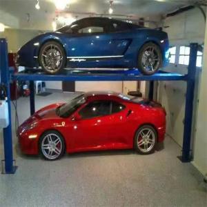 Quality TP430 Hydraulic Cylinder 4 Post Parking Lift 3000kg Lifting Capacity For Home Garage wholesale