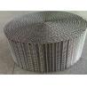 Buy cheap 304 Stainless Steel Mesh Conveyor Belt , Pressed Steel Wire Conveyor Belt Custom from wholesalers