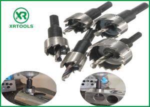 Quality White Finished HSS Hole Saw , Fluted Teeth Metal Hole Saw Metal Drilling wholesale