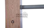 outdoor fitness equipments WPC materials based street workout bars