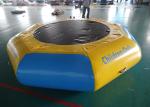 Commercial Water Games Inflatable Crocodile Water Trampoline With 0.9mm Pvc