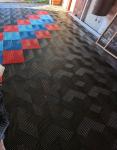 18mm Garage Floor Tiles Slip Resistance and Ribbed Surface for Protection