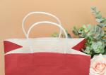 Gift Package Eco Paper Bags , Kraft Paper Bags Printing Colored Logo
