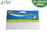 Clear Zipper Mini Food Packaging Bags With Notches , Resealable Foil Bags For