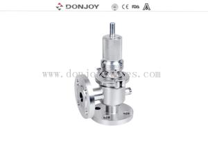 Quality 1.5 &quot;High purity Pressure Safety Valve L type Flange Connection wholesale
