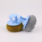Wear Resistance Metal Scourer With Handle Multifunctional Fast Drying