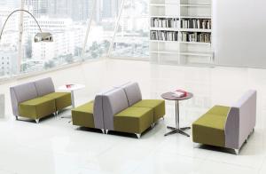 Quality Custom Shared Workplace Fabric Office Lobby Sofa 0.35CBM wholesale