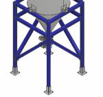 600mm Diameter SS Vertical Cyclone Separator