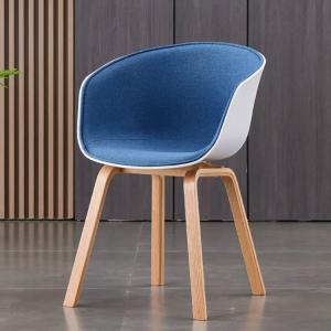 Quality Blue Cushion Dining Chair 760HMM PP Material Sleek Modern Design wholesale