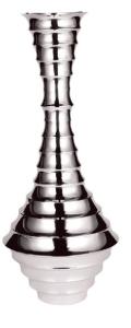 Quality Bamboo Stainless steel flower vase SHKT-4025,metal vase wholesale