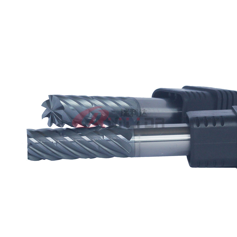 Chip Splitter 7 Flutes End Mill AlTiCrN Coating