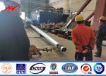 Transmission Steel Metal Electric Pole 15m 550 Dan 650 Dan 4mm / 5mm Thickness