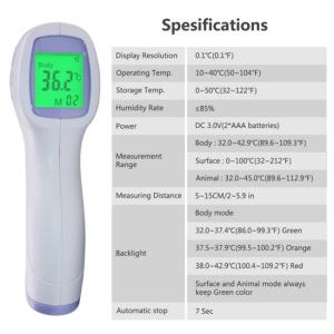 Quality LCD Display IR Infrared Digital Kids Fever Temperature Gun wholesale