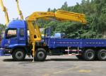 Durable 16 Ton Transporting Articulated Boom Crane , Hydraulic System