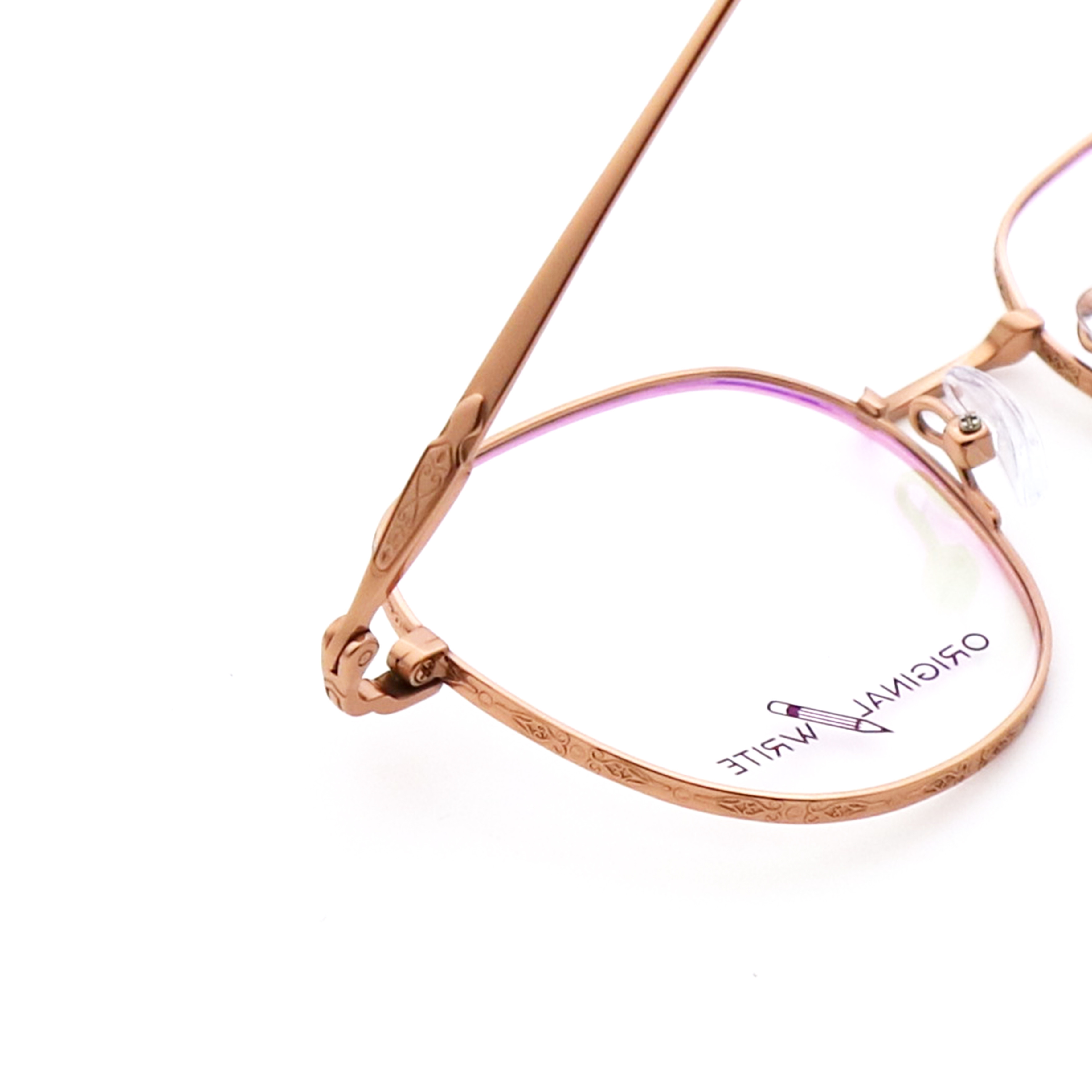 Trendy Designer IP Plating Β Titanium Glasses Frame Unisex 66368