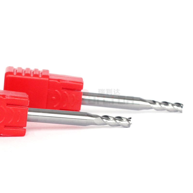 Alu Power End Mill Cutter 3mm 0.118" 3 Flutes Carbide Flat