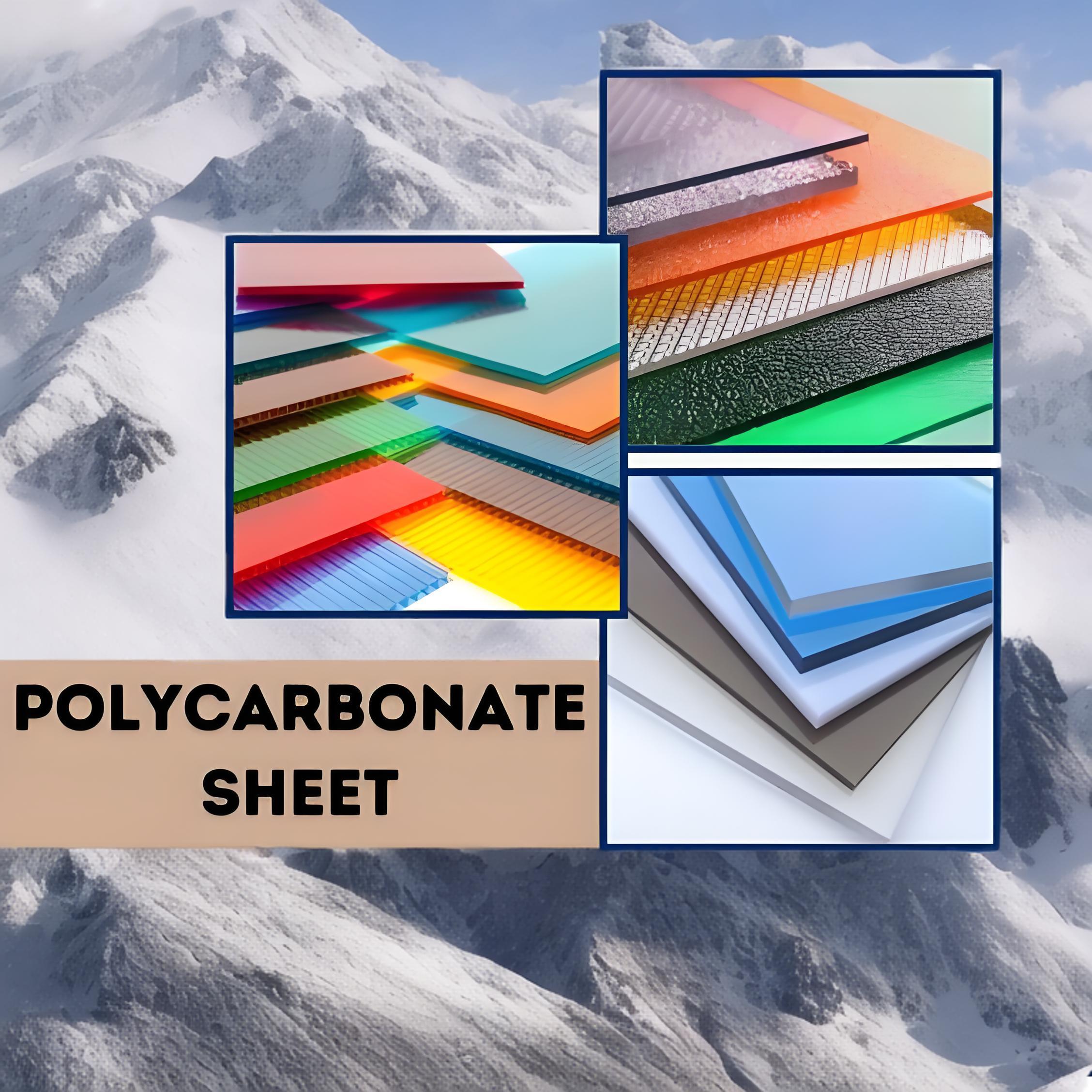OEM transparent 20mm Four-Layer Plastic Polycarbonate hollow Sheet with Excellent Thermal Insulation and Impact Resistance