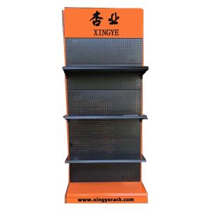 Quality Exhibit Gondola Display Shelf Heavy Duty Showroom Supermarket Display Rack wholesale