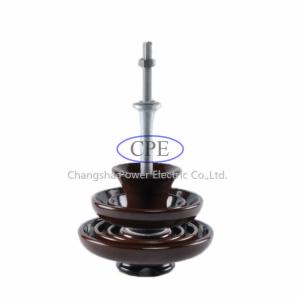 Quality 33kv P-33-Y Brown Porcelain Pin Insulators For Distribution Lines wholesale
