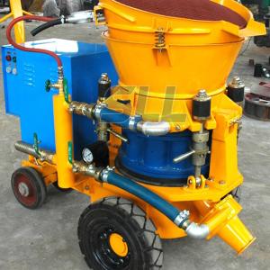 Quality 3m3 Per Hour Refractories Cement Spray Machine , 4KW Small Concrete Pump wholesale