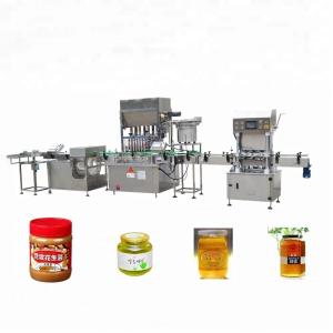 Quality 50ml - 1000ml Sauce Filling Equipment , 220V Automatic Syrup Filling Machine wholesale
