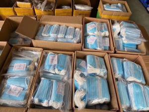 Quality 99% BFE Dust Free Dental 4 Folder 3 Ply Disposable Mask wholesale