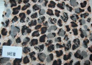 Quality Custom Digital Printed Stretch Sexy Leopard Lace Fabric By The Yard wholesale