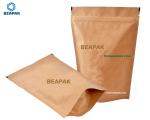 Zipper Biodegradable PLA Stand Up Coffee Bag 200 Microns