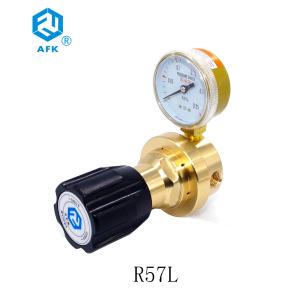 Quality Adjustable Brass Pressure Relief Valve , R57L Brass Gas Regulator 1.0 KG wholesale