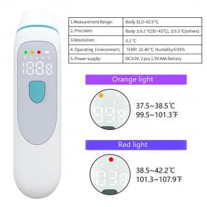 Quality Medical Clinical IR Forehead LED Human Body Infrared Thermometer wholesale
