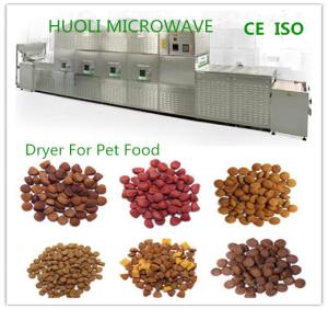 Quality Tunnel Microwave Drying Machine Sterilizing Equipment For Nuts / Pet Food / Meat wholesale