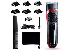 Quality 2200mAh Electric Hair Trimmer , 100v-240v Waterproof Hair Clippers Rechargeable wholesale