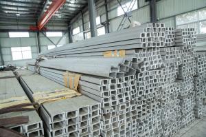 Quality Steel Frame Structure Stainless Steel Channel Waist Thickness 5mm SS 304 Channel wholesale