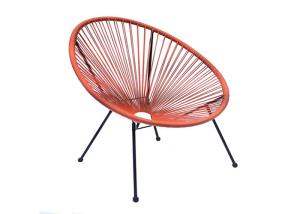 Quality Steel Wicker Rope Patio Outdoor Garden Chair Rattan Acapulco Chair wholesale