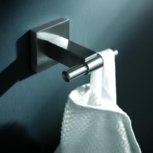 Quality Bathroom Double Towel Hook Sus304 Stainless Steel Robe Towel Holder Heavy Duty wholesale