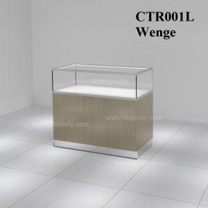 Quality Different wood veneer Jewellery display showcase furniture wholesale