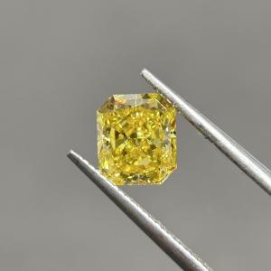 Quality 1.34ct VS1 Fancy Yellow Lab Grown Diamonds For Jewelry Making wholesale