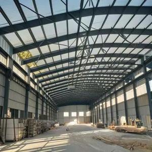 Quality Prefab Metal Roofing Heavy Structural Steel Frame Construction Warehouse wholesale