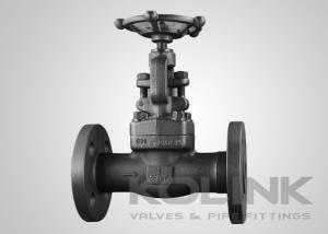 Quality Reliable Forged Steel Globe Valve Boleted Bonnet Flanged End Up To 2 Inch wholesale
