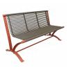 Buy cheap Powder Coated Steel Exterior Park Benches , Garden Bench 6ft Waterproof from wholesalers