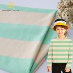 Breathable Striped Jersey Fabric