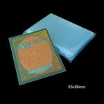 Sports Card Inner Card Sleeves 65x90mm Custom Waterproof Clear Plastic Card